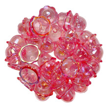 Decorative Acrylics Beads for Creating Customized Trinkets-Pink