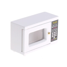 2 Unidades Mini Microondas 1:12 Para Cocina Juguete