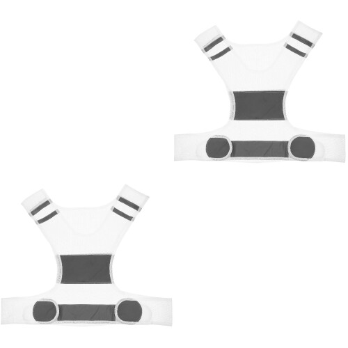 2Pièces Gilet De Visibilité Réfléchissant Pour Activités De 2