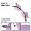 Gafas De Sol Moda Mujer Moradas Ligeras Para Casa Y 9