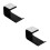 2Pièces Support Casque Gaming U Forme Noir, Porte Casque Mur 4
