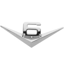 Autocollant Auto Métal Argent Décoration