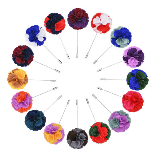 32Pièces Broches Costume Métal Long Varié