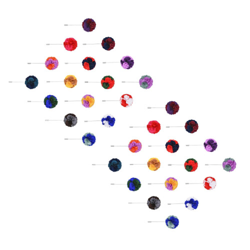32Pièces Broches Costume Métal Long Varié 2