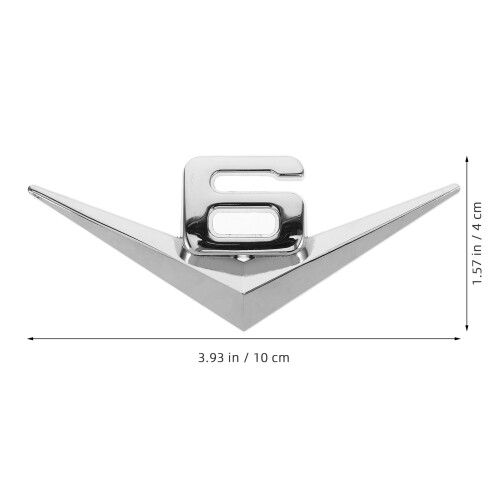 Autocollant Auto Métal Argent Décoration 1