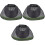 3Pièces Protection Nuque Casque Construction Visière Colorée 5