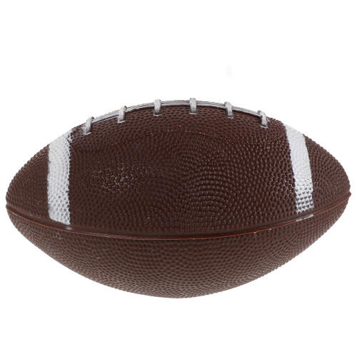 5Pièces Ballon De Rugby Gonflable PVC Marron Pour 1