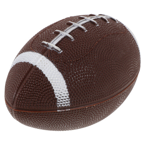 5Pièces Ballon De Rugby Gonflable PVC Marron Pour 2