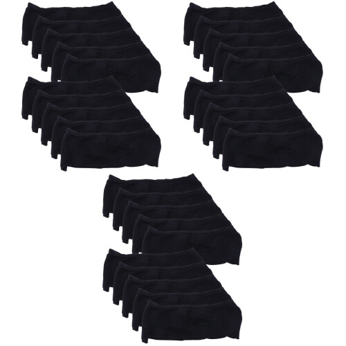 30Pièces Slip Jetable Noir En Coton Respirant Pour Postpartum 2