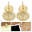 150Pièces Punaises Fixation Stable Dorées Pour Bulletin Board 11