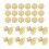 150Pièces Punaises Fixation Stable Dorées Pour Bulletin Board 3