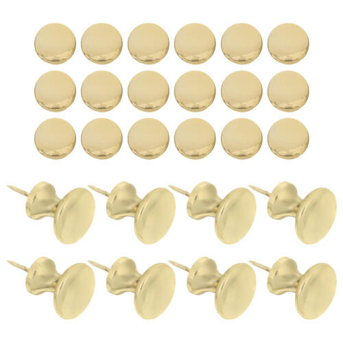 150Pièces Punaises Fixation Stable Dorées Pour Bulletin Board 2