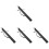 4Pcs Black Sword Carrying Case Practical Japanese Sword Storage Bag 4