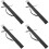 4Pcs Black Sword Carrying Case Practical Japanese Sword Storage Bag 7