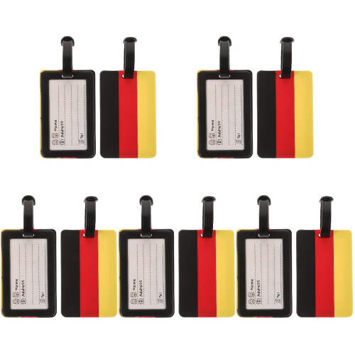 10Pièces Étiquettes De PVC Colorées Pour Identification Rapide 1