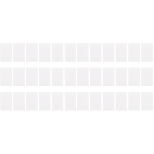 400Pièces Cartes Blanches DIY Double Face Accessoires Étudiant 1