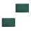 2Pièces Repose-Main PU Vert Souple Anti-Tâches Pour 8