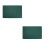 2Pièces Repose-Main PU Vert Souple Anti-Tâches Pour 5