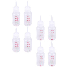 16Pcs Compact Silicone Nursing Bottles White for Small Pets Puppies