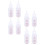 16Pcs Compact Silicone Nursing Bottles White for Small Pets Puppies 1
