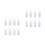 16Pcs Compact Silicone Nursing Bottles White for Small Pets Puppies 5