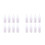 16Pcs Compact Silicone Nursing Bottles White for Small Pets Puppies 8