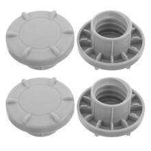 12Pièces Protections Vis Gris Enfant