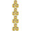 12Pièces Marques Collier Identification Animale Patchs 9
