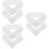 6 Pcs Faux Collar Lapel For Blouse 9
