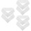 6 Pcs Faux Collar Lapel For Blouse 8