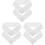 6 Pcs Faux Collar Lapel For Blouse 4