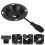 Chair Tilt Control Plate Black Iron For Easy Installation 2pcs 11