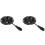 Chair Tilt Control Plate Black Iron For Easy Installation 2pcs 4