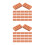 400 Pcs Mini 8-Hole Pottery Clay Bricks For Diy Crafts Micro Landscaping 6