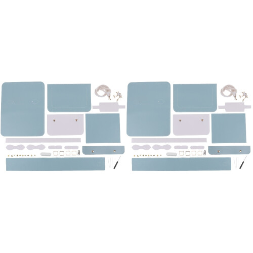 2 Sets Diy Material Kit Alloy Shoulder Bag Handbag 2