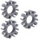 3Pcs Grey Silicone Drum Stick Holder Clip Lightweight Durable Clamp 9