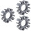 3Pcs Grey Silicone Drum Stick Holder Clip Lightweight Durable Clamp 8