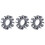 3Pcs Grey Silicone Drum Stick Holder Clip Lightweight Durable Clamp 6