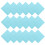 50Pcs Portable Sky-Blue Pet Pee Pads Rabbit Dog Training Mat 8