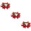 3Pcs Practical Khaki LED Fruit Shaped String Lights for Indoor 9