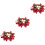 3Pcs Practical Khaki LED Fruit Shaped String Lights for Indoor 5