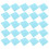 50Pcs Portable Sky-Blue Pet Pee Pads Rabbit Dog Training Mat 4