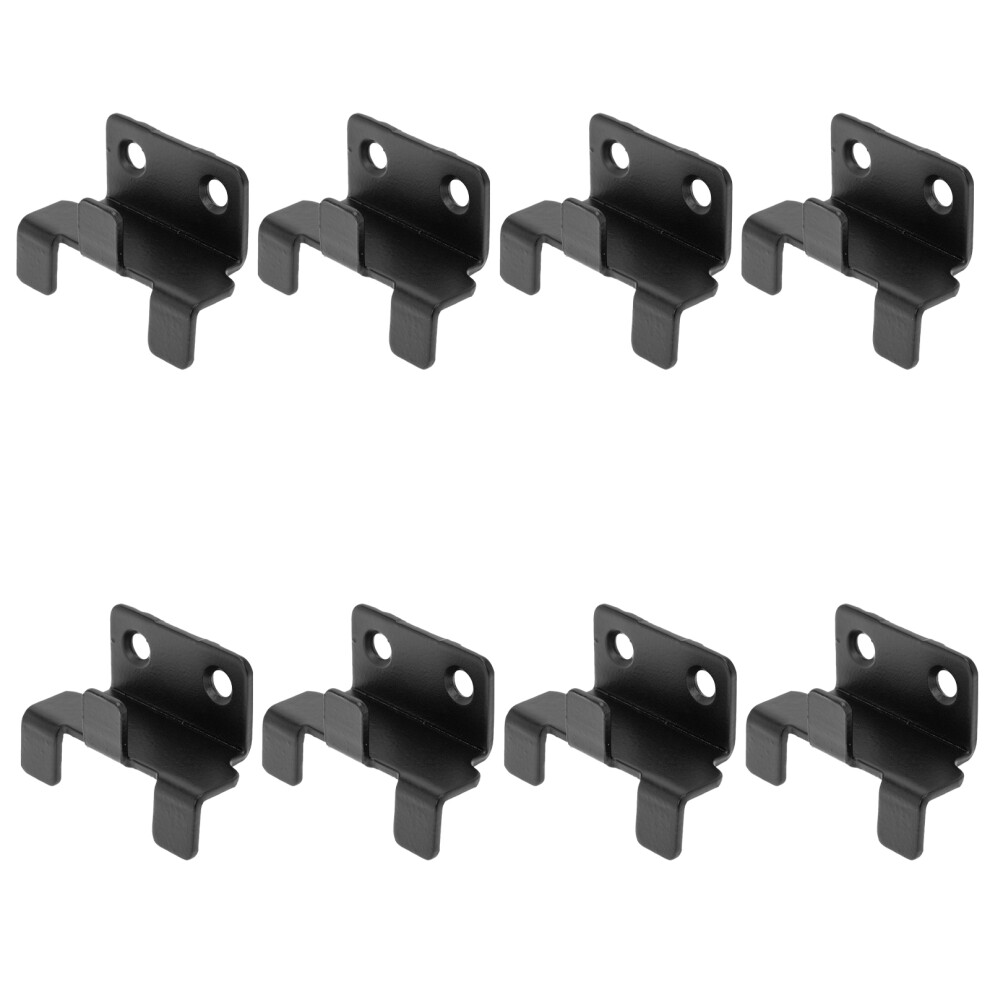 48Pcs Iron Tile Display Hooks Sturdy Black Brackets For Ceramic Tiles 3592823434508