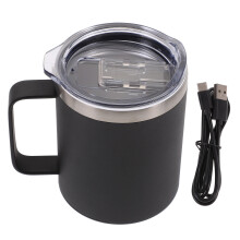 1pc Coffee Cup Warmer Coffee Mug Warmer Stainless Steel Thermostat Cup