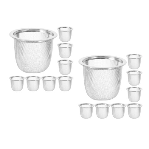 2 Count Cup Accessory Fine Strainer For Liquids Mesh Tea Infuser 2