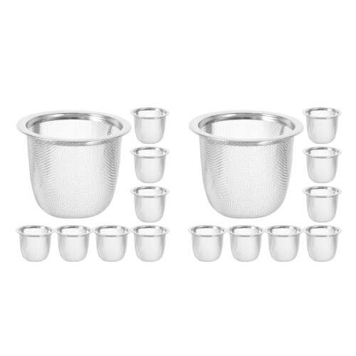 2 Count Cup Accessory Fine Strainer For Liquids Mesh Tea Infuser 1