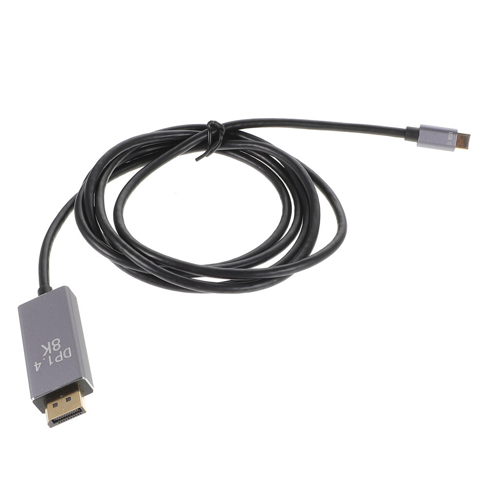 5Pcs Usb Type-C To Displayport Video Adapter Cable For Computer Use 3592823433891