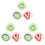 9 Pcs Bouncing Ball Rubber Student Bulk Toy Ball 2