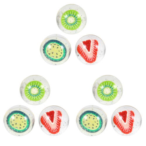 9 Pcs Bouncing Ball Rubber Student Bulk Toy Ball 1