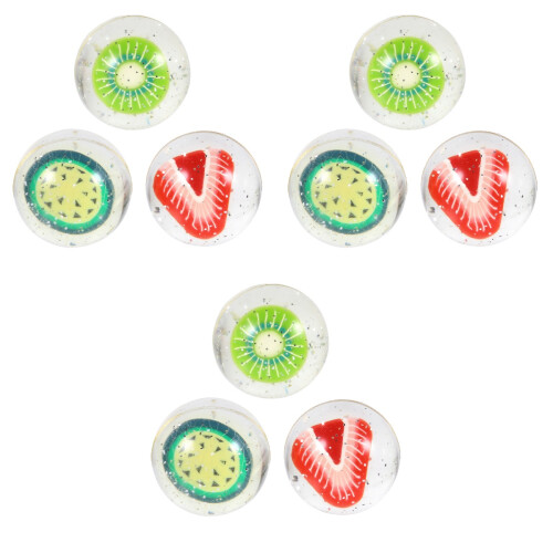 9 Pcs Bouncing Ball Rubber Student Bulk Toy Ball 2